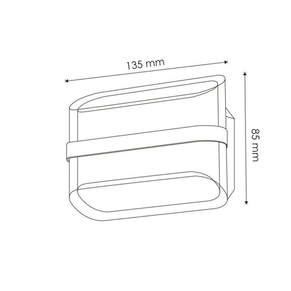 Aplique de parede Led Arrow 10W - Image 2