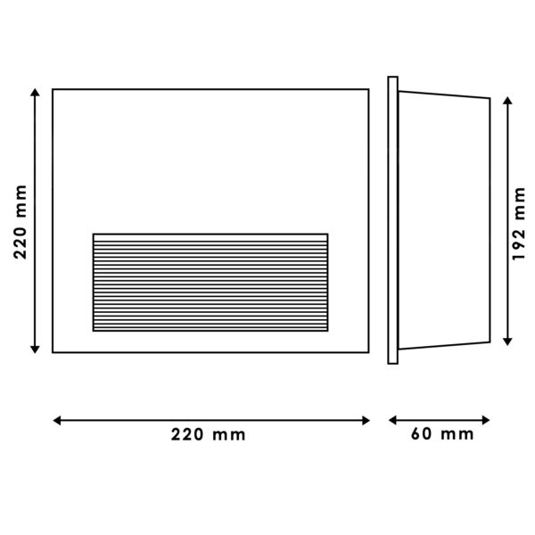 Baliza LED Enfine Encastrável 10W IP65 - Image 2