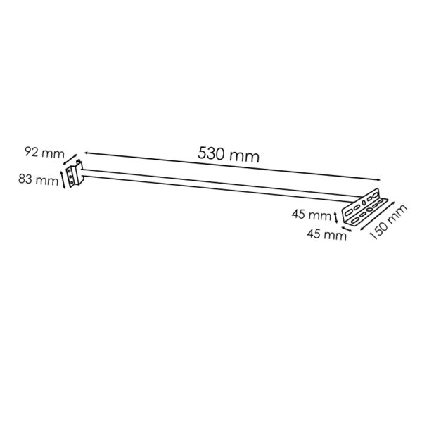 Suporte para projetores LED 530 mm - Image 2