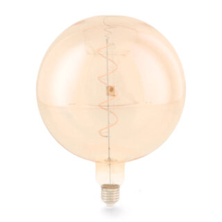 Lampada LED Filamento Espiral E27 G200 4W Ámbar
