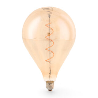 Lampada LED Filamento Espiral E27 A160 4W Ámbar