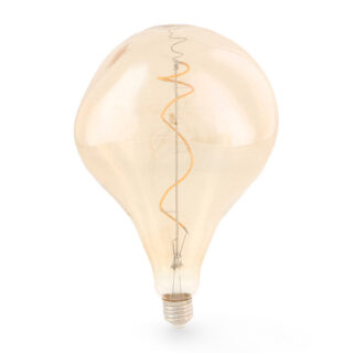 Lampada LED Filamento Espiral E27 A165 4W Ámbar