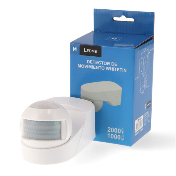 Sensor de movimento PIR 180º Superficie Whitetin - Image 2