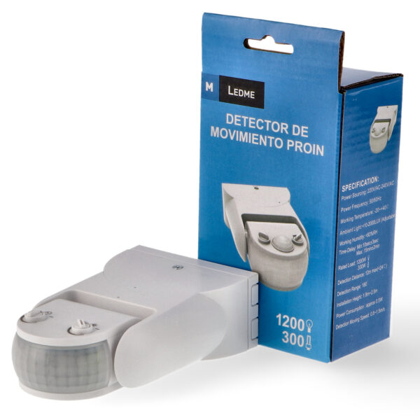 Sensor de movimento PIR 180º Superficie Proin - Image 3