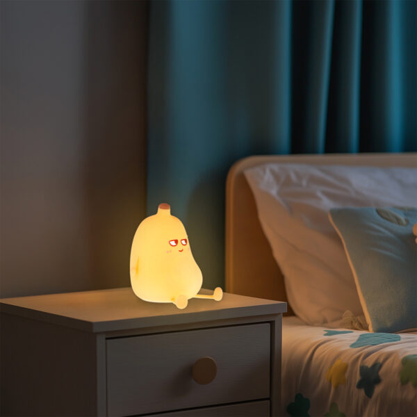 Lâmpada de toque infantil LED banana