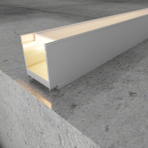 Perfil de aluminio MinLed 2 metros