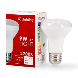 Lâmpada LED E27 R63 9W  2700K