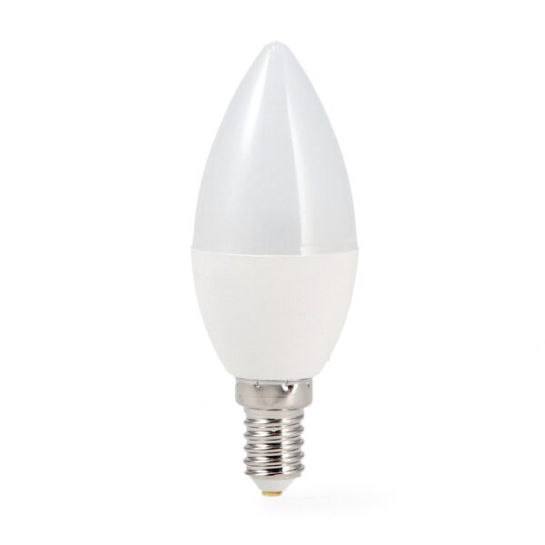 Lâmpada LED C37 E14 6W  6000K - Image 3