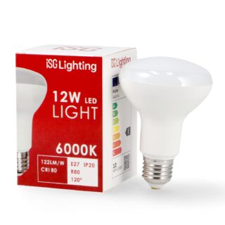 Lâmpada LED E27 R80 12W  2700K