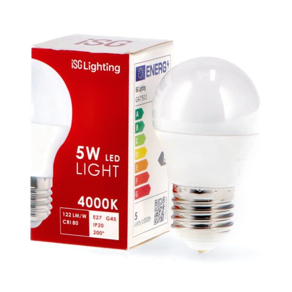 Lâmpada LED E27 G45 5W  2700K