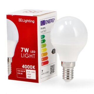 Lâmpada LED E14 G45 7W  6000K
