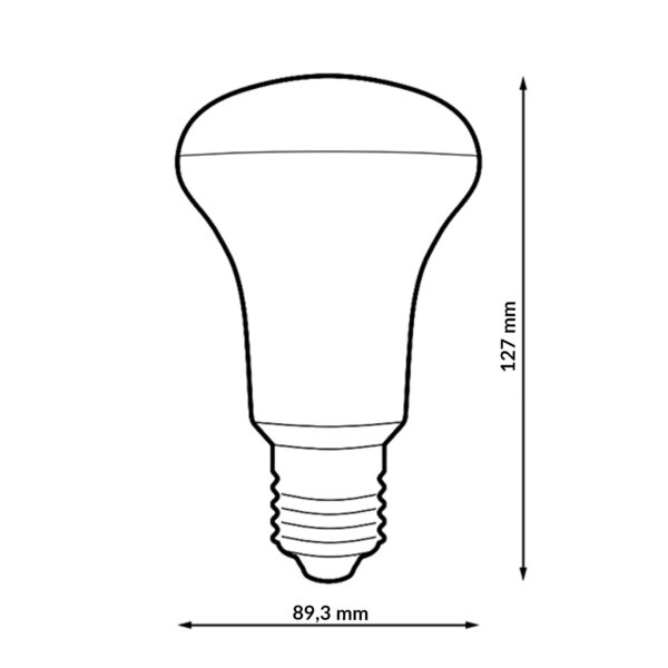 Lâmpada LED E27 R90 15W  6000K - Image 2