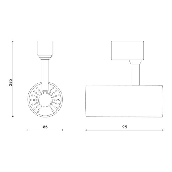 Foco LED para calha Black Roma 30W Monofásico - 4500K - Image 2