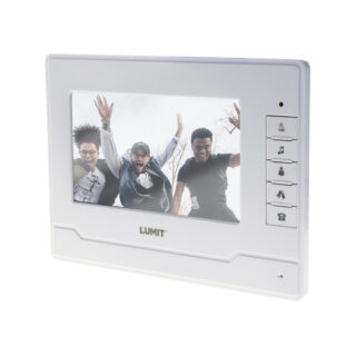 Monitor de 7' a cores para video porteiro RAVEL, em branco