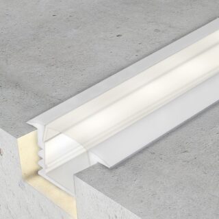Perfil de aluminio Pladur Lacado Branco - 2 metros