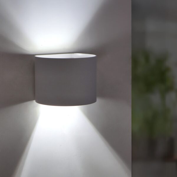 Aplique de Parede LED White Round 12W IP54 CCT - Image 3