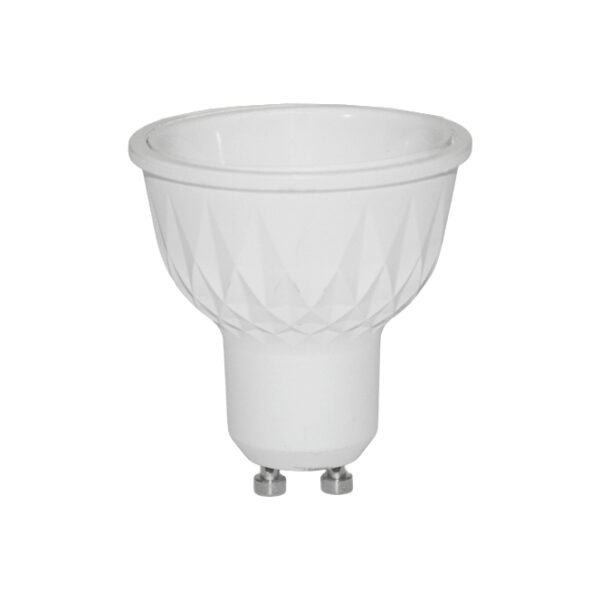 Lâmpada GU10 DURAMAX LED 4W 2700K 450lm 400cd 24° Branca