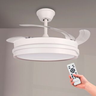 Ventoinha de Teto LED White Alan ø106 Cm