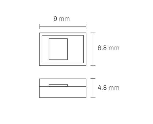 Mini Módulo Led Para Letras Publicitárias 12V 0.1W IP67 3000K MAXLED - Image 2
