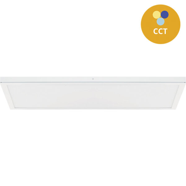 Painel de superfície VOLTAIRE 30x60 36W LED CCT 3000/4000/6500K C.60xL.30xAlt.2,3cm branco