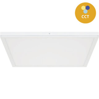 Painel de superfície VOLTAIRE 60x60 40W LED CCT 3000/4000/6500K C.60xL.60xAlt.2,3cm branco