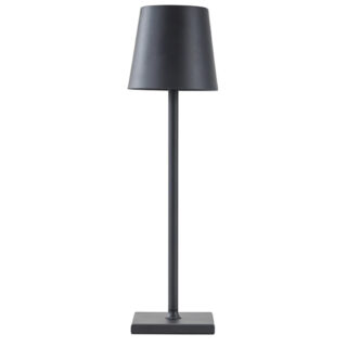 Candeeiro mesa NIGHT LED CCT (3cores) c/intensidade luz regulável, c/bateria recarregável preto