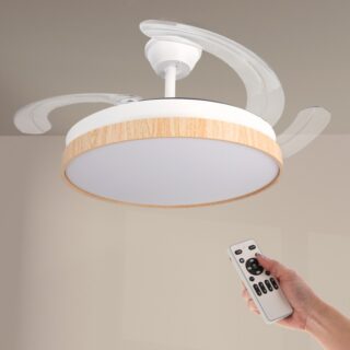 Ventoinha de Teto Led White Plant ø106 Cm CCT