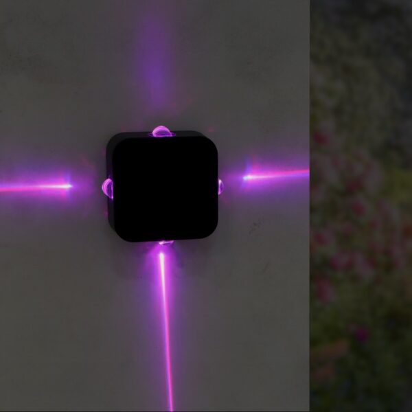 Aplique de Parede LED Triangle 4x3W IP54 RGB - Image 3