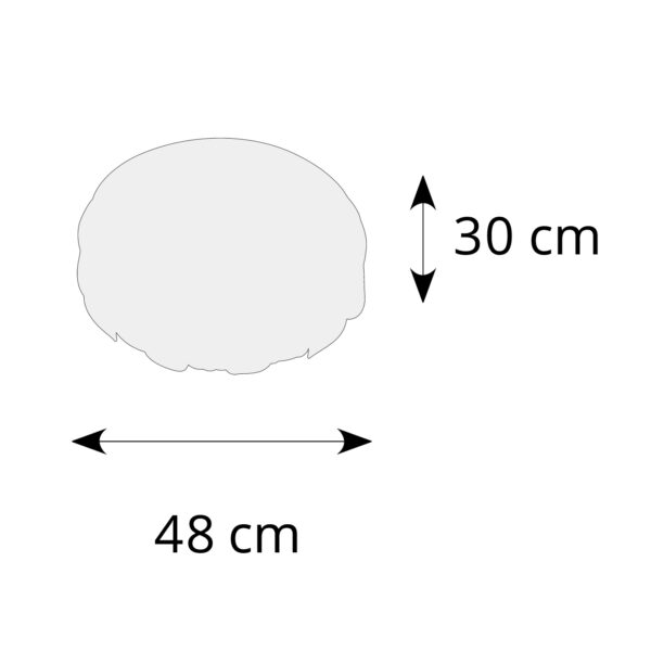 Plafond GLORIA 8xE14+78x0.2W LED Alt.30xD.48cm cromado - Image 2