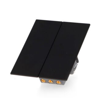 Comutador de escada duplo - CC  Preto