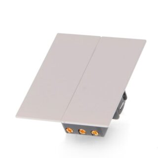 Comutador de escada duplo - CC  Branco