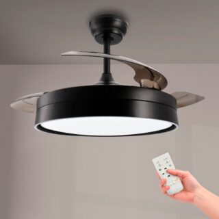 Ventoinha de Teto LED Black Loki Ø106 cm  CCT