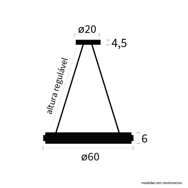 Suspensão DULCINEIA 6xE27 Alt.Reg.xD.60cm preto/dourado - Image 3