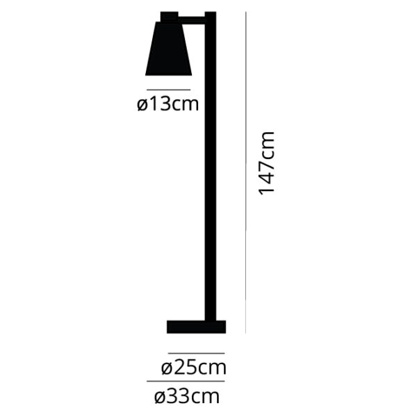 Candeeiro de mesa DARCI 1xE27 Alt.Reg.xD.35cm Branco/Madeira natural - Image 3