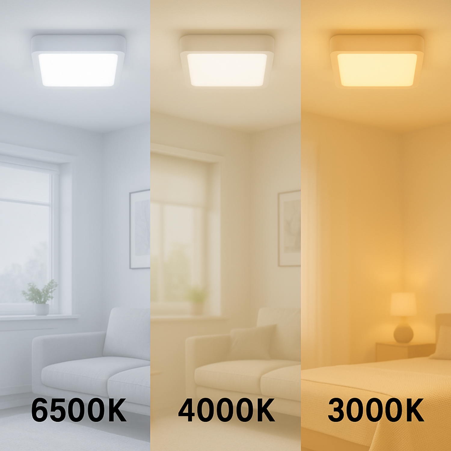 Painel LED Saliente Serie Eco Quadrado 20W 4000K - Image 4