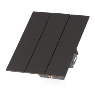 Interruptor Simples Triplo - CC  Cinza