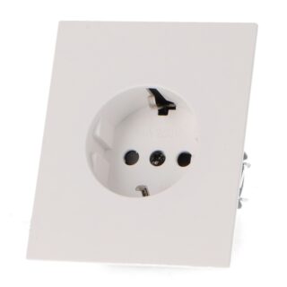 Tomada Schuko - CC  Branco