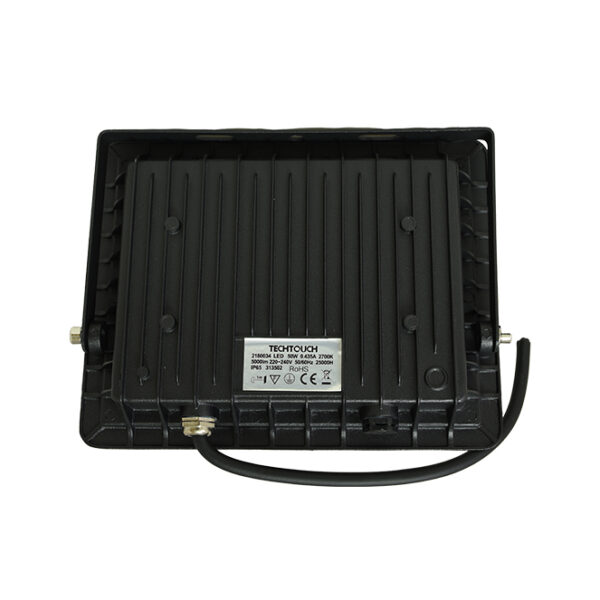 Projector X2 SUPERVISION IP65 1x50W LED 5000lm 4000K 120°C.20,5xL.3xAlt.16cm preto - Image 2
