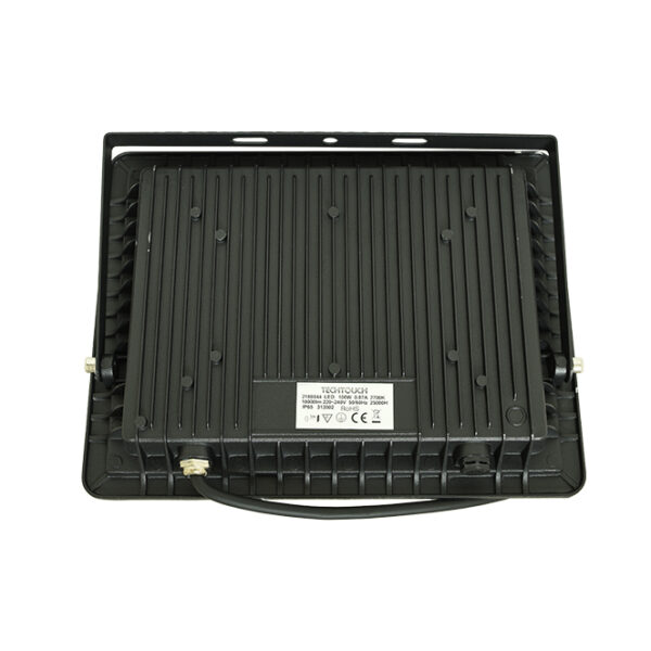 Projector X2 SUPERVISION IP65 1x100W LED 10000lm 6500K 120°C.27xL.3,7xAlt.21cm preto - Image 2