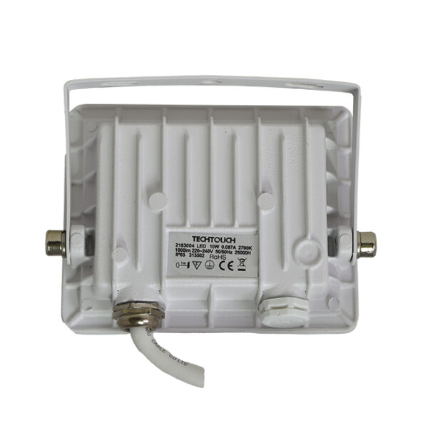 Projector X2 SUPERVISION IP65 1x10W LED 1000lm 2700K 120°C.10,2xL.2,6xAlt.8cm branco - Image 2