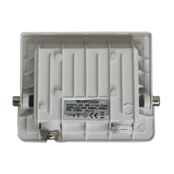 Projector X2 SUPERVISION IP65 1x20W LED 2000lm 2700K 120°C.12,3xL.3xAlt.9,5cm branco - Image 2