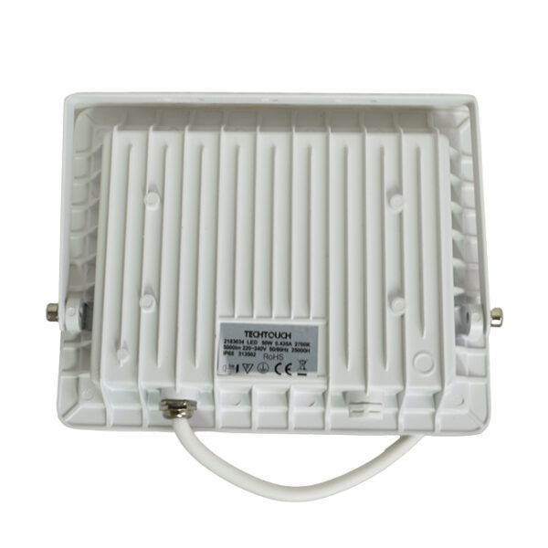 Projector X2 SUPERVISION IP65 1x50W LED 5000lm 2700K 120°C.20,5xL.3xAlt.16cm branco - Image 2
