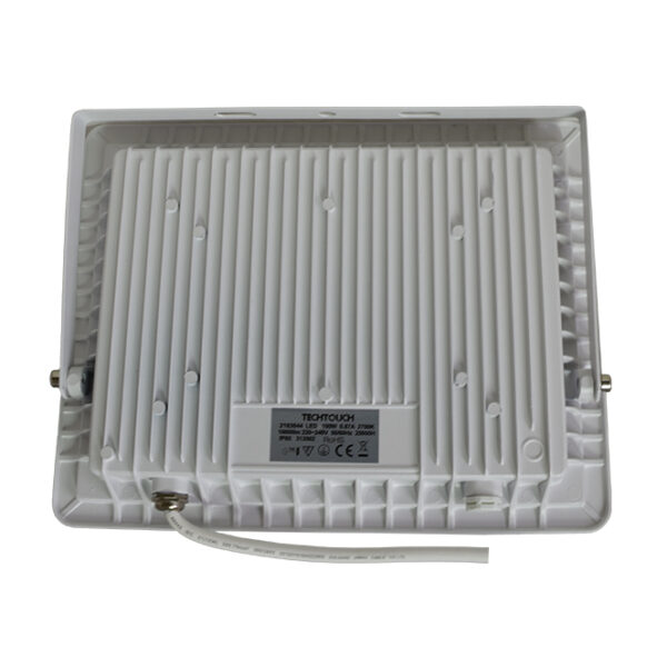 Projector X2 SUPERVISION IP65 1x100W LED 10000lm 2700K 120°C.27xL.3,7xAlt.21cm branco - Image 2