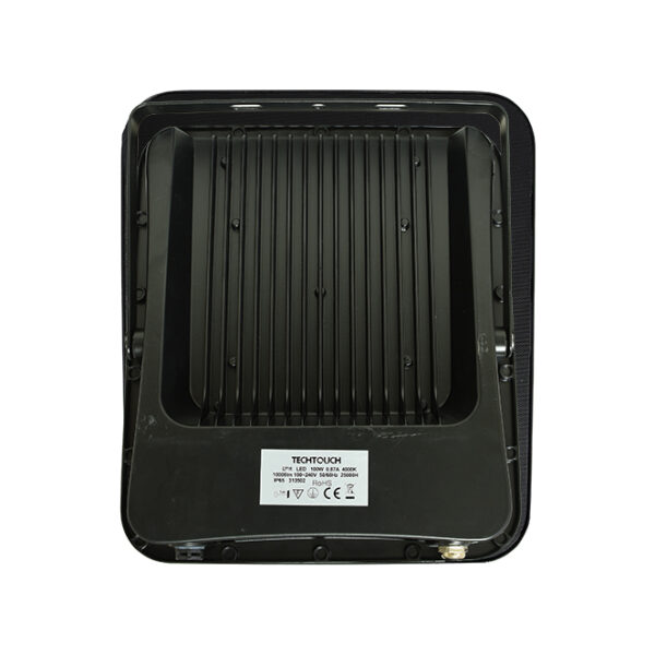 Projector Y2 SUPERVISION IP65 1x100W LED 10000lm 6500K 120°C.24xL.4,5xAlt.28cm preto - Image 2
