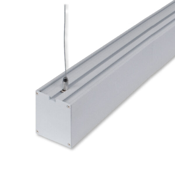 Barra suspensa LINEX B2 60cm 1x20W LED 1600lm 3000K 110° C.60,3xL.5,8xAlt.Reg.cm alumínio - Image 2