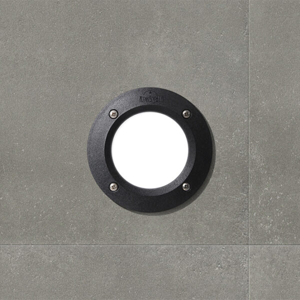 Aplique de encastrar LETI 1xGX53 IP66 L.8xD.13,4cm resina preta - Image 2