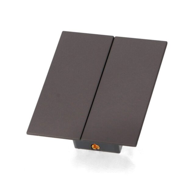 Interruptor Duplo - CC  Cinza
