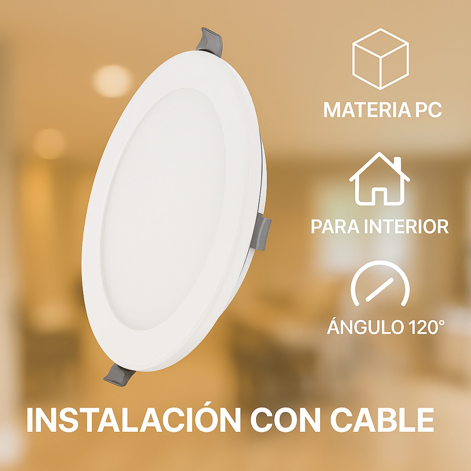 Downlight LED Redondo Serie Eco 15W 3000K - Image 4