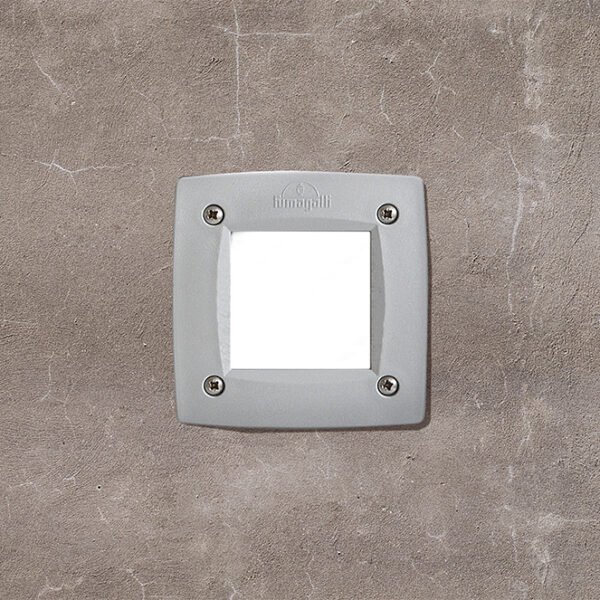 Aplique de encastrar LETI 1xGX53 IP66 C.11,5xL.8xAlt.11,5cm resina cinza - Image 2