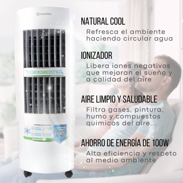 Refrigerador Evaporativo Portátil Airpro 2500M3/h 30 litros - Image 5